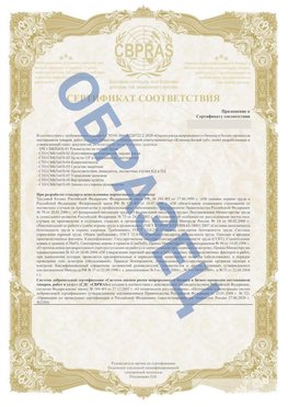 Образец Приложение к СТО 01.064.00220722.2-2020 Грязовец Сертификат СТО 01.064.00220722.2-2020 